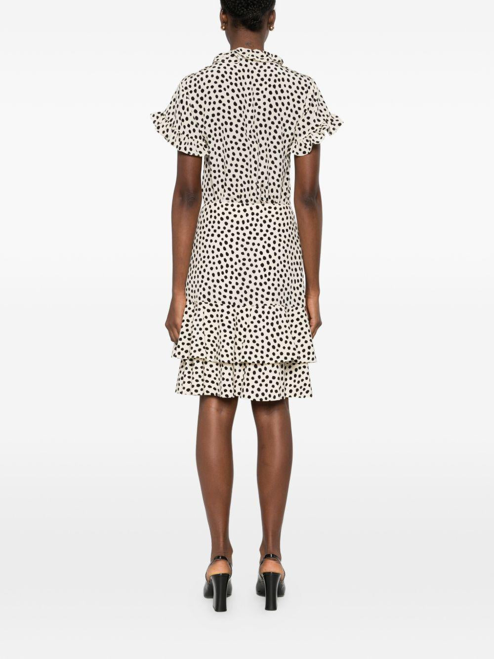 Polka dot ruffled skirt CH26SJU47306 94Q CHLOÉ