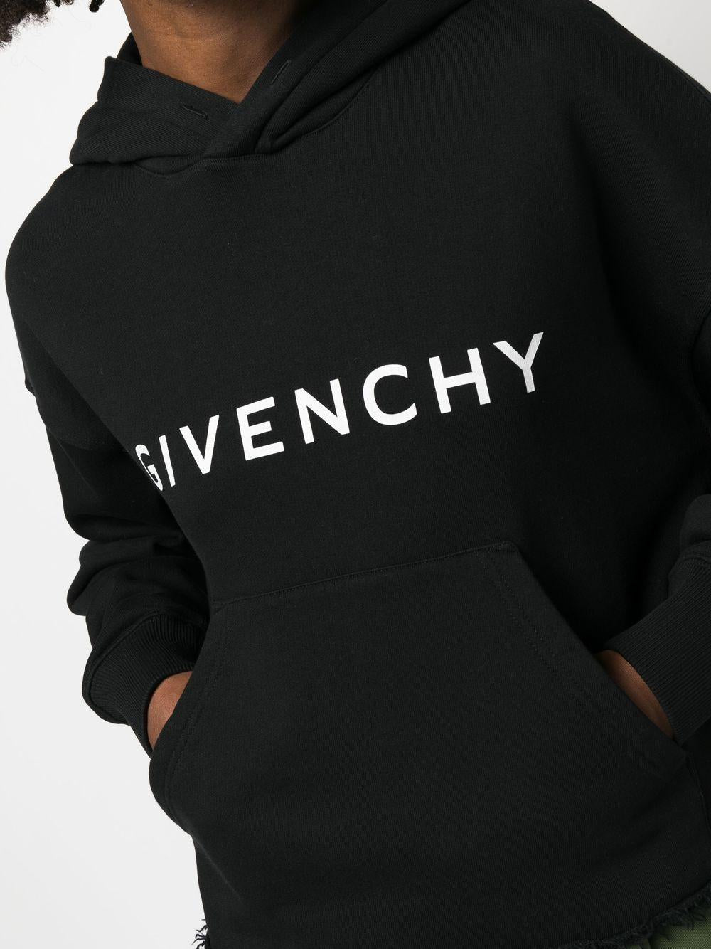 Archetype cropped hoodie BWJ03M3YAC 001 GIVENCHY