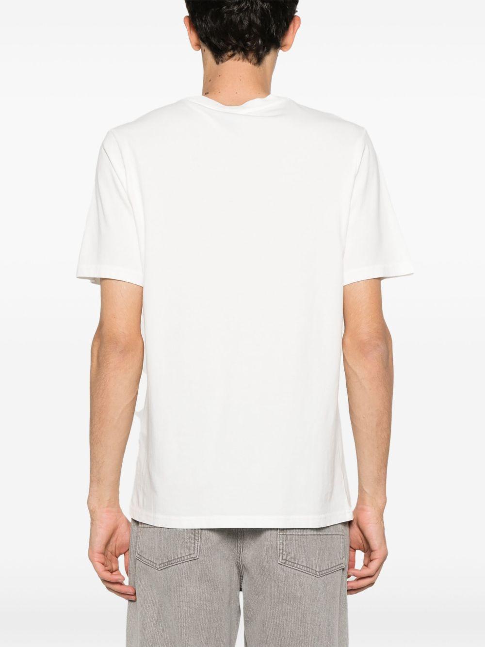 EMBROIDERED LOGO TEE TSPM A7CWCOTTON WHITE AUTRY