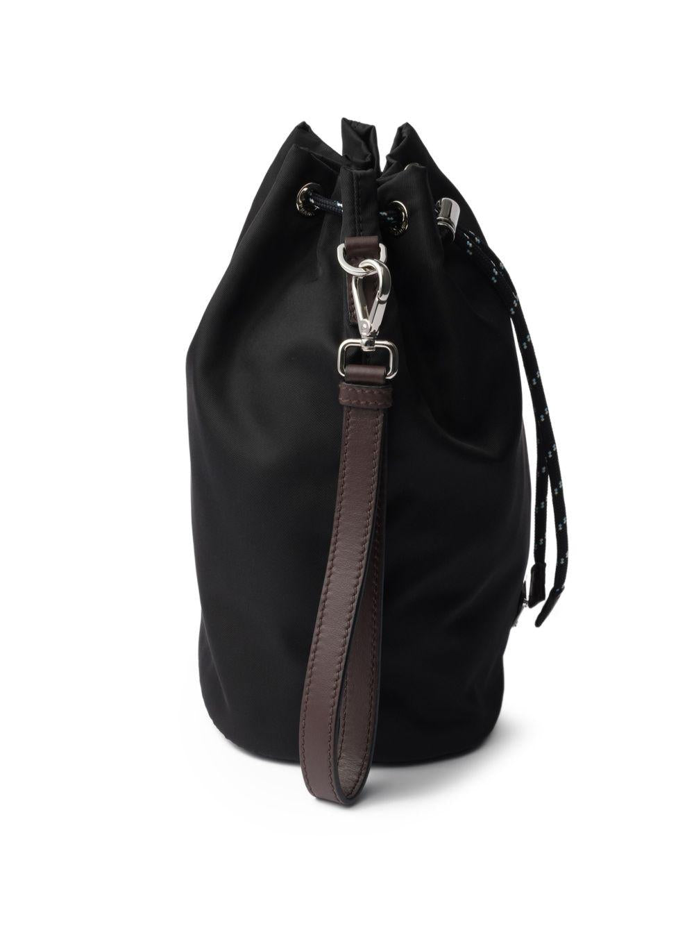 Speedrock Re-Nylon and leather pouch 2NE0672HE1 F0002 PRADA