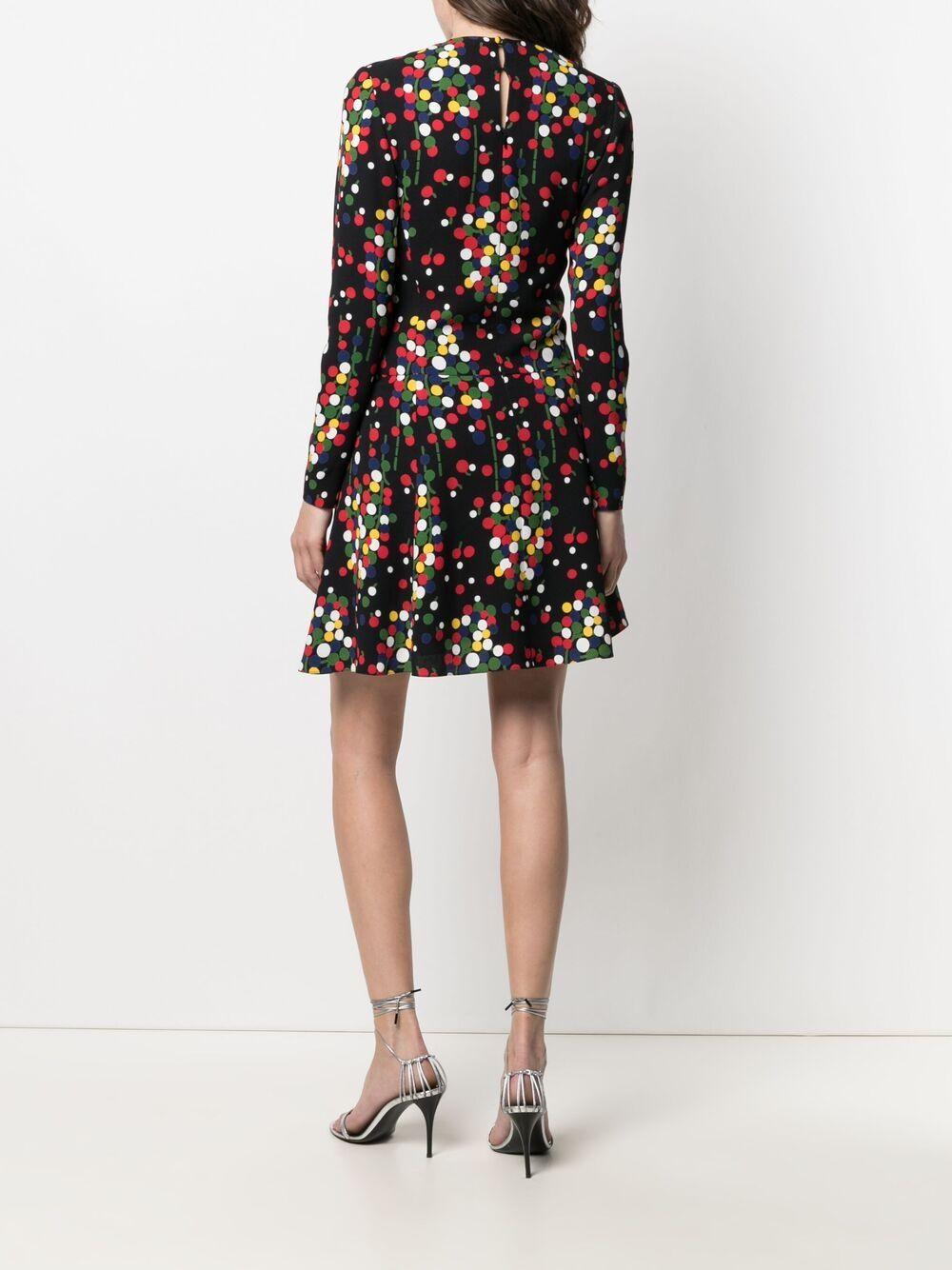 Multicolour silk long-sleeve 667489Y5D23 1872 SAINT LAURENT