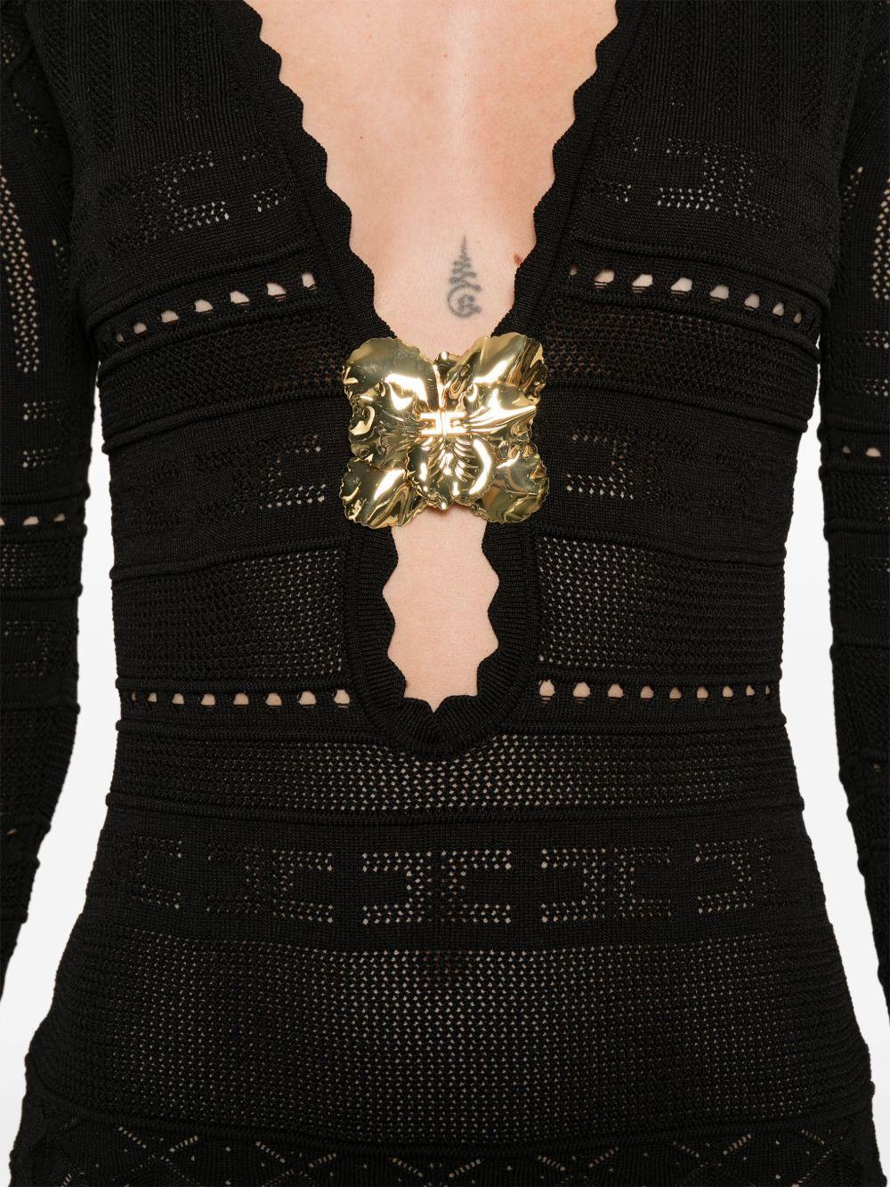 Knitted mini dress<BR/><BR/> AM74S52E2 110 ELISABETTA FRANCHI