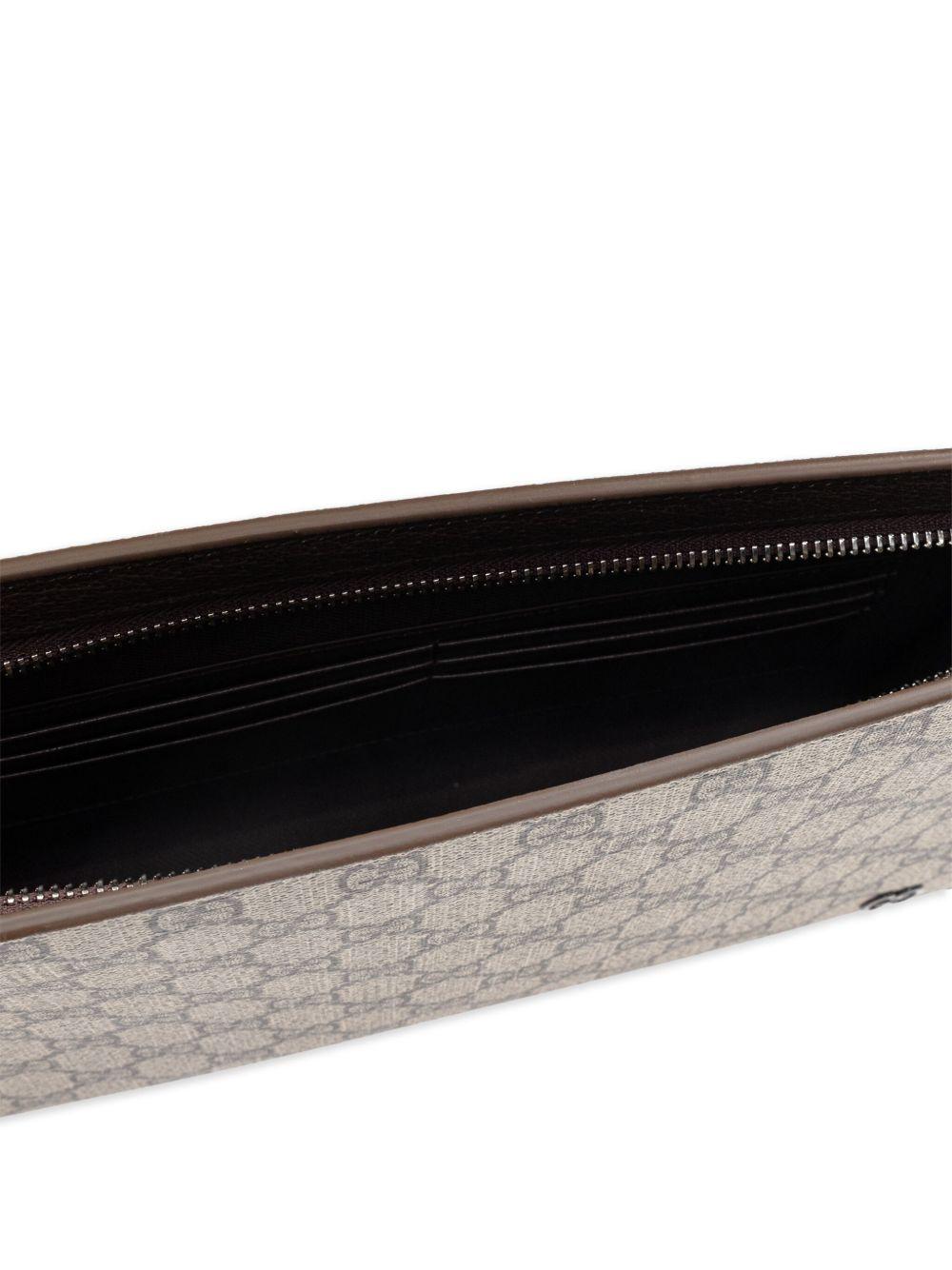 GG Supreme clutch bag<BR/><BR/> 768255 FACQC9773 GUCCI