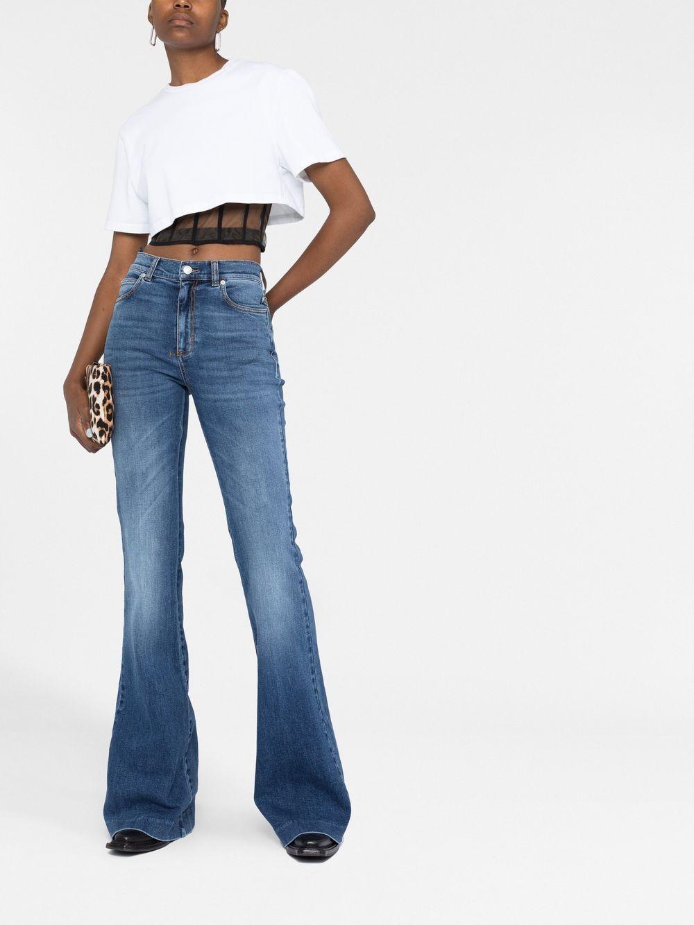 Logo-patch denim jeans<BR/> 708762 QMABQ4118 ALEXANDER MCQUEEN