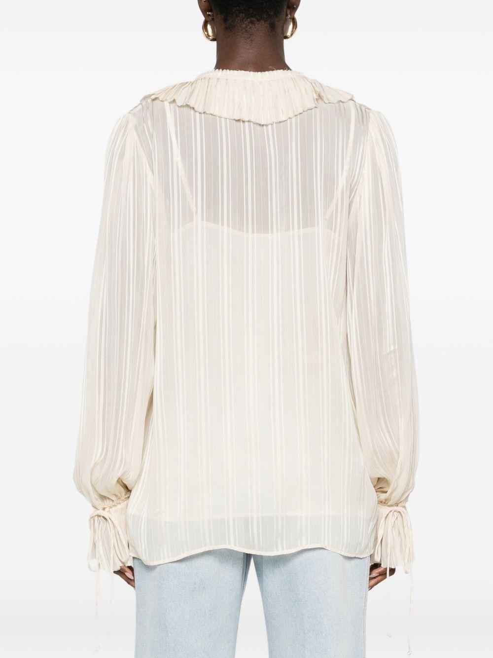 Biddy blouse with ruffles 106276 A373C00 PINKO