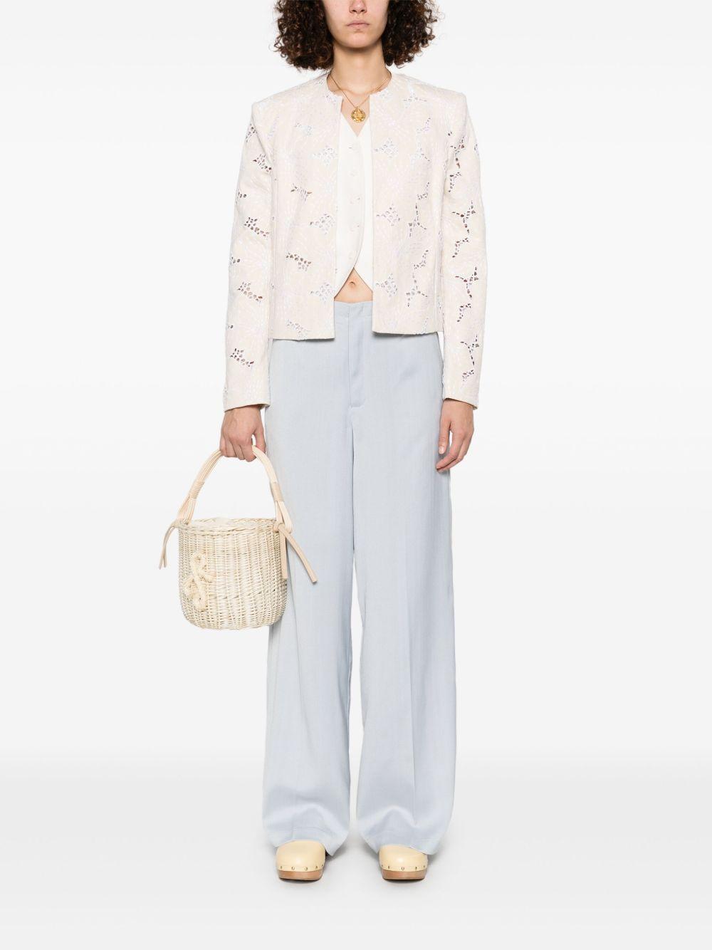 Embroidered jacket<BR/><BR/><BR/> 78AAQ508 NR005716 GENNY