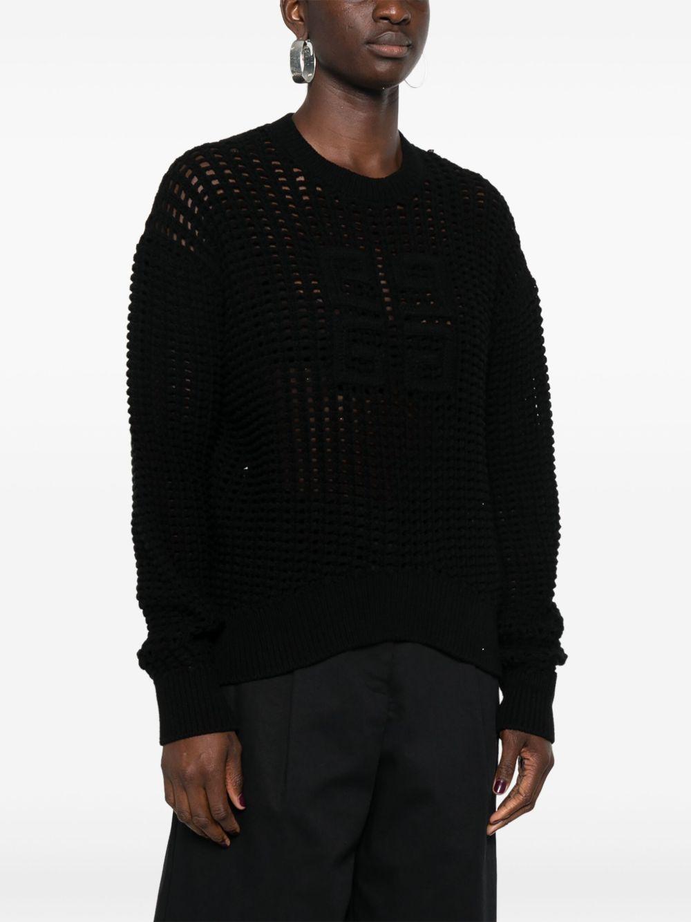 4G open-knit jumper<BR/><BR/><BR/> BW90RF4 ZN0100 GIVENCHY