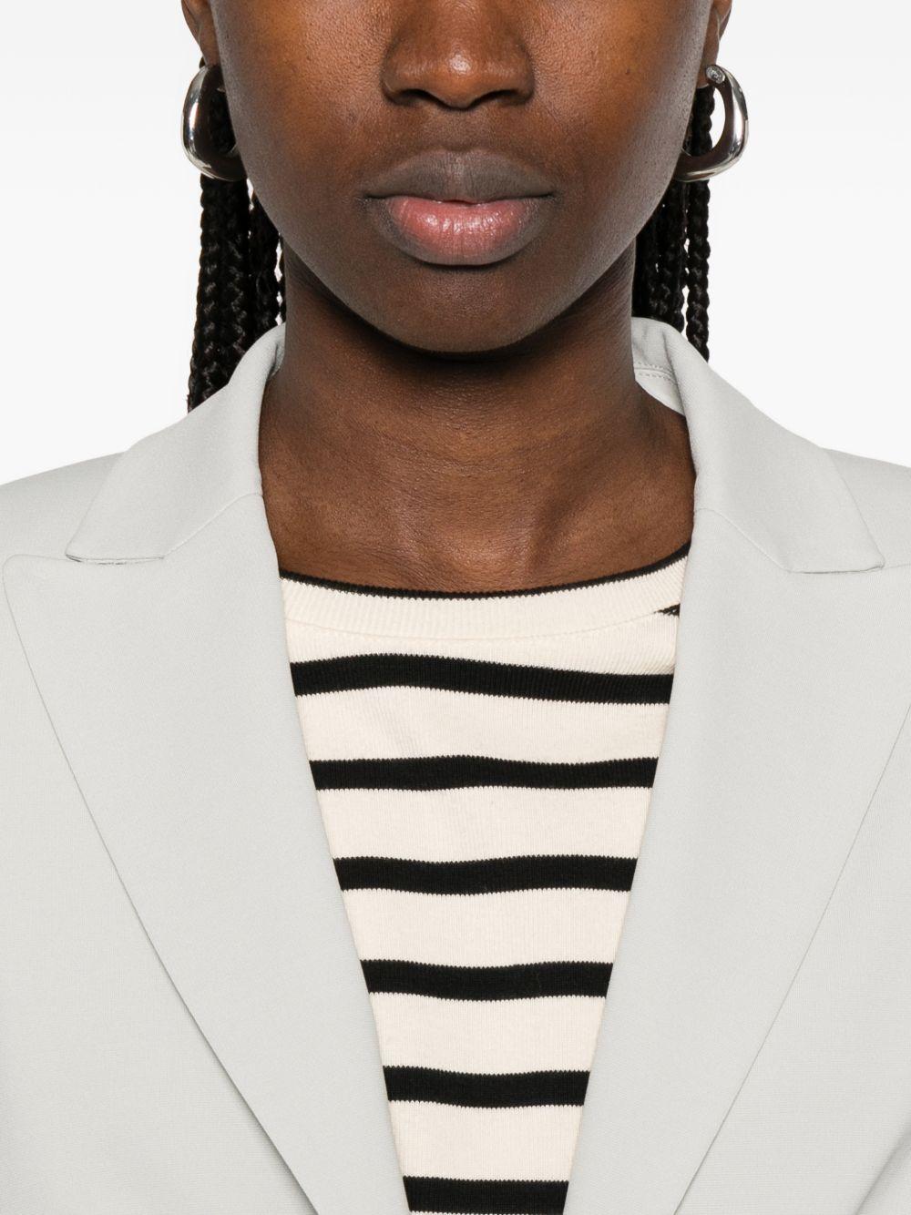 Fitted jacket with button 104903 A36RI18 PINKO