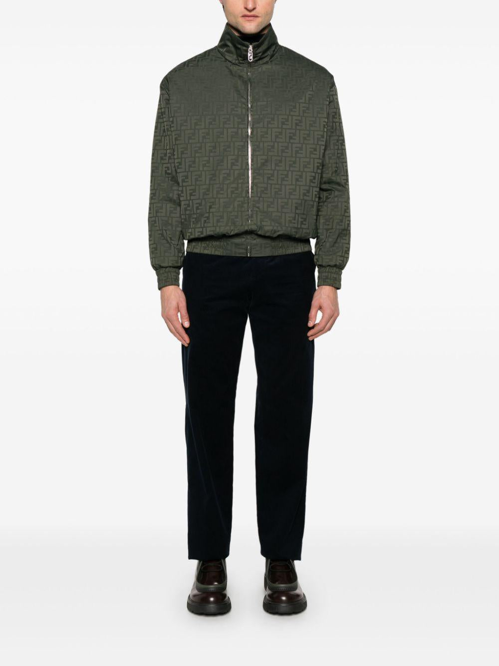 FF padded bomber jacket<BR/><BR/><BR/> FAA951 ATN9F0GZ4 FENDI