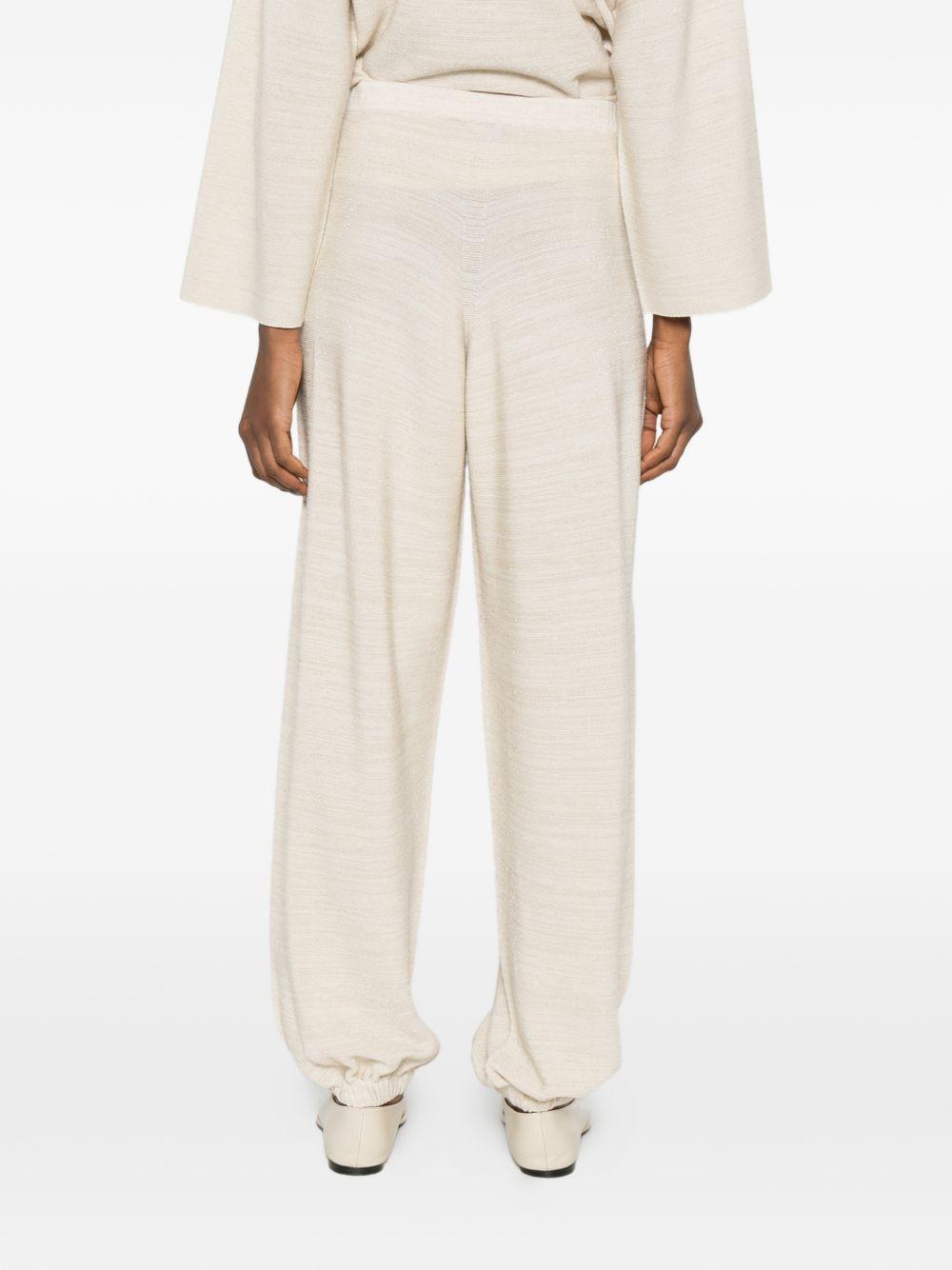Jogger pants in wool, cotton, and lurex PAD266F328L766 0145 FABIANA FILIPPI