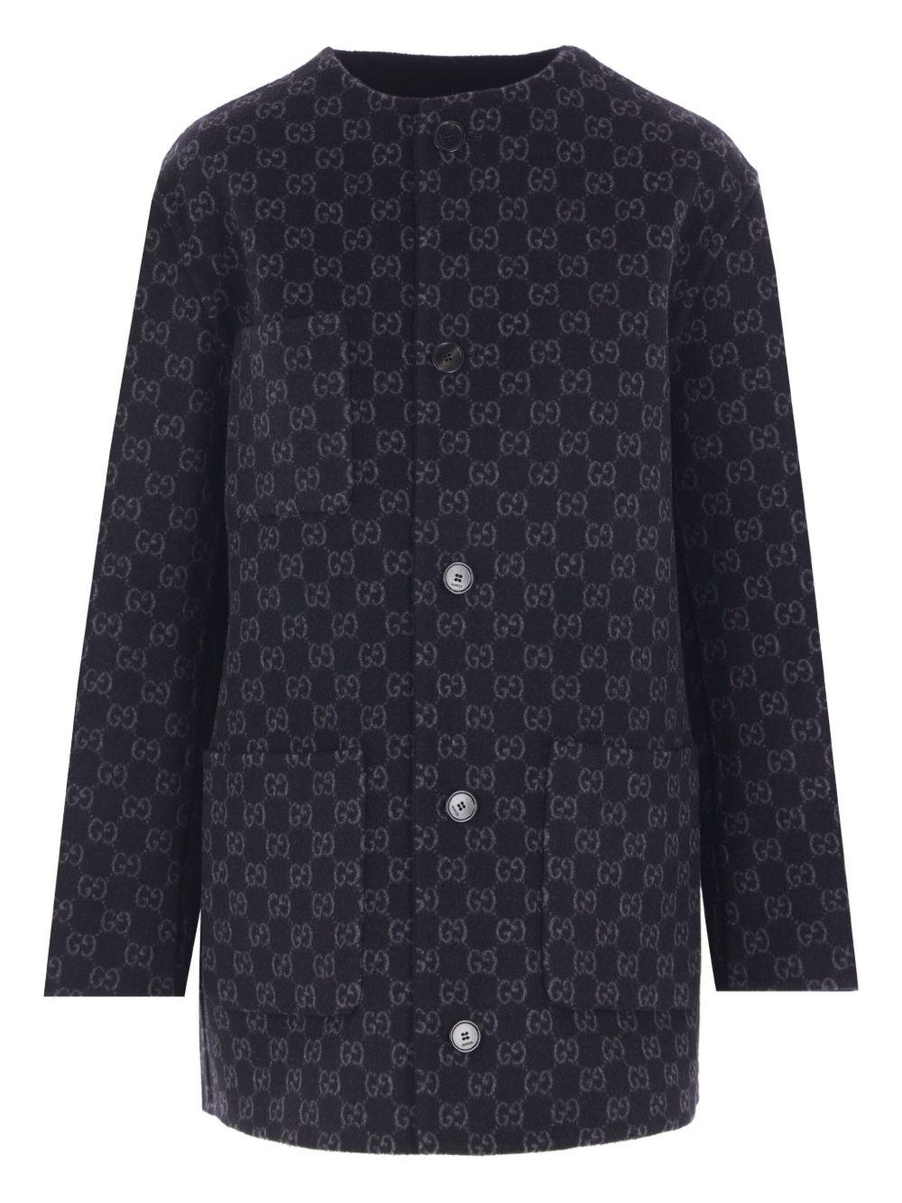 Reversible wool silk jacket 840657 Z7ASL1189 GUCCI