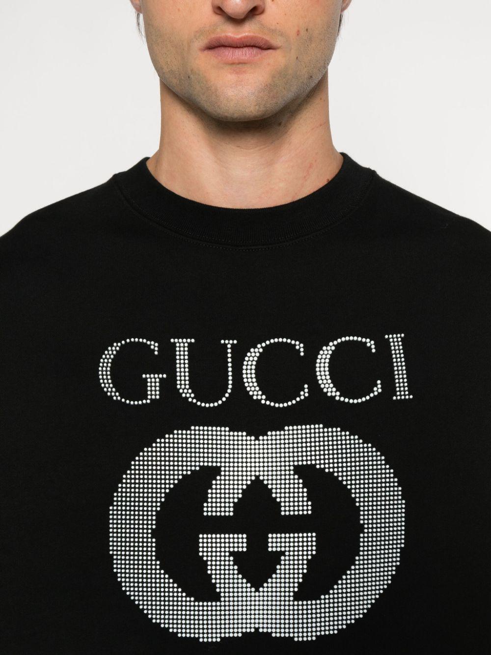 Embroidered-logo sweatshirt<BR/><BR/> 784413 XJGQC1043 GUCCI