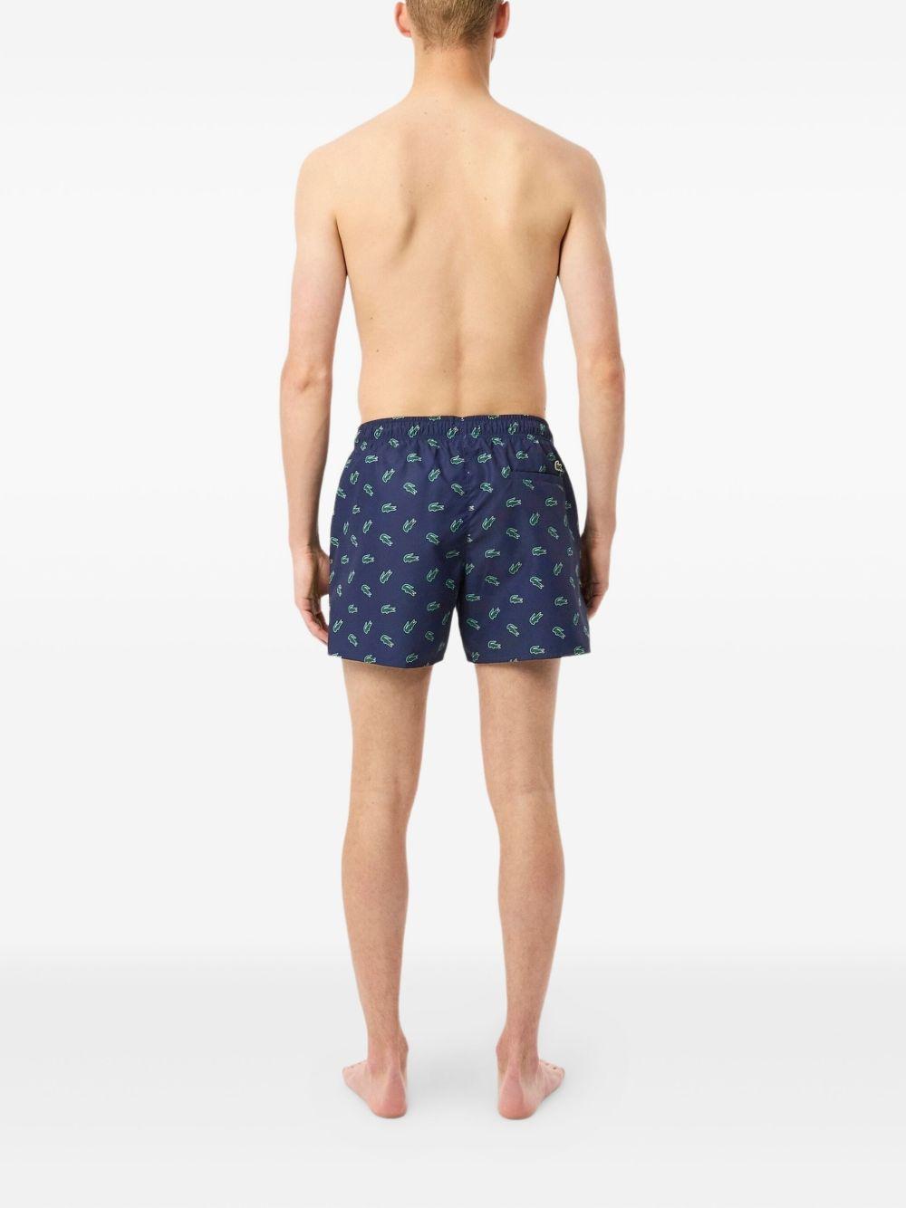 Swimsuit with crocodile print MH7188 IC3 LACOSTE