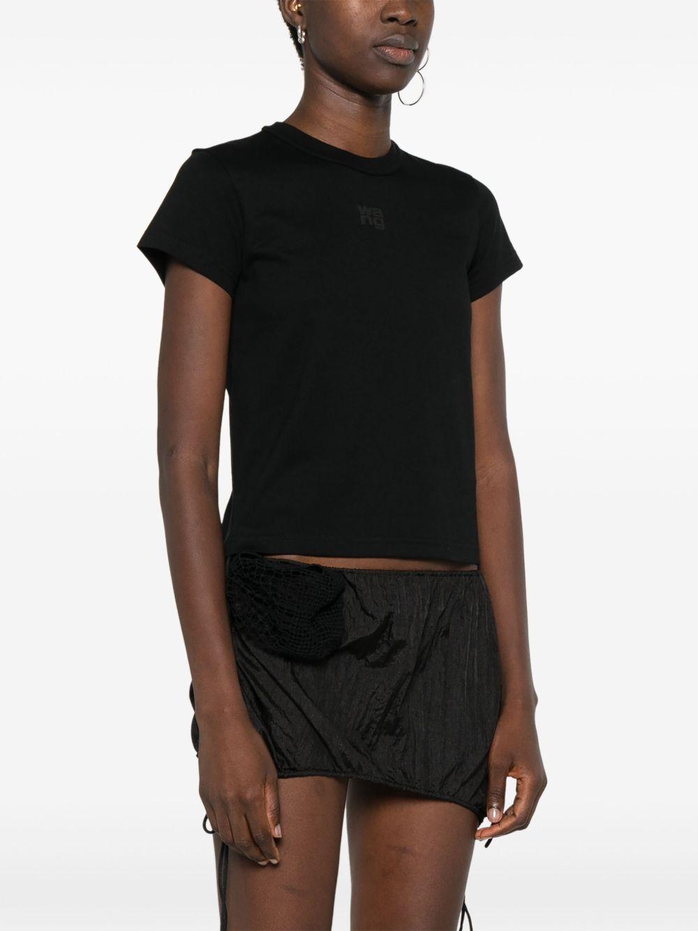 Logo-print T-shirt<BR/><BR/><BR/> 4CC3241521 001 ALEXANDER WANG