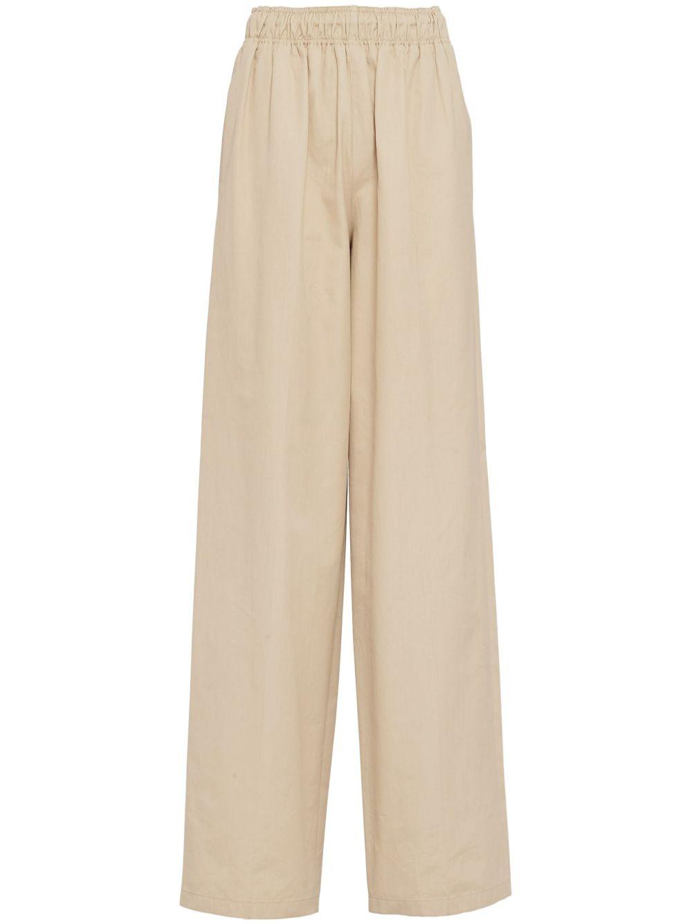 Triangle logo trousers P289H 1BMSF0065 PRADA