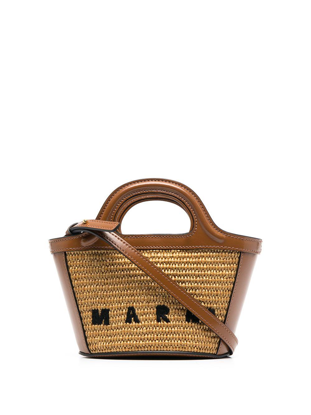 Tropicalia logo-embroidered tote bag<BR/><BR/><BR/> BMMP0067Q0 P386000M50 MARNI