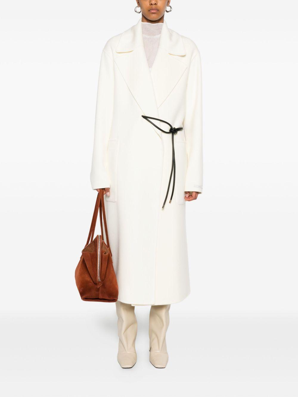 Withe Abate coat 2522016031 ABATE018 SPORTMAX