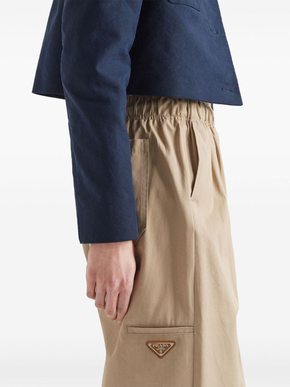 Triangle logo trousers P289H 1BMSF0065 PRADA