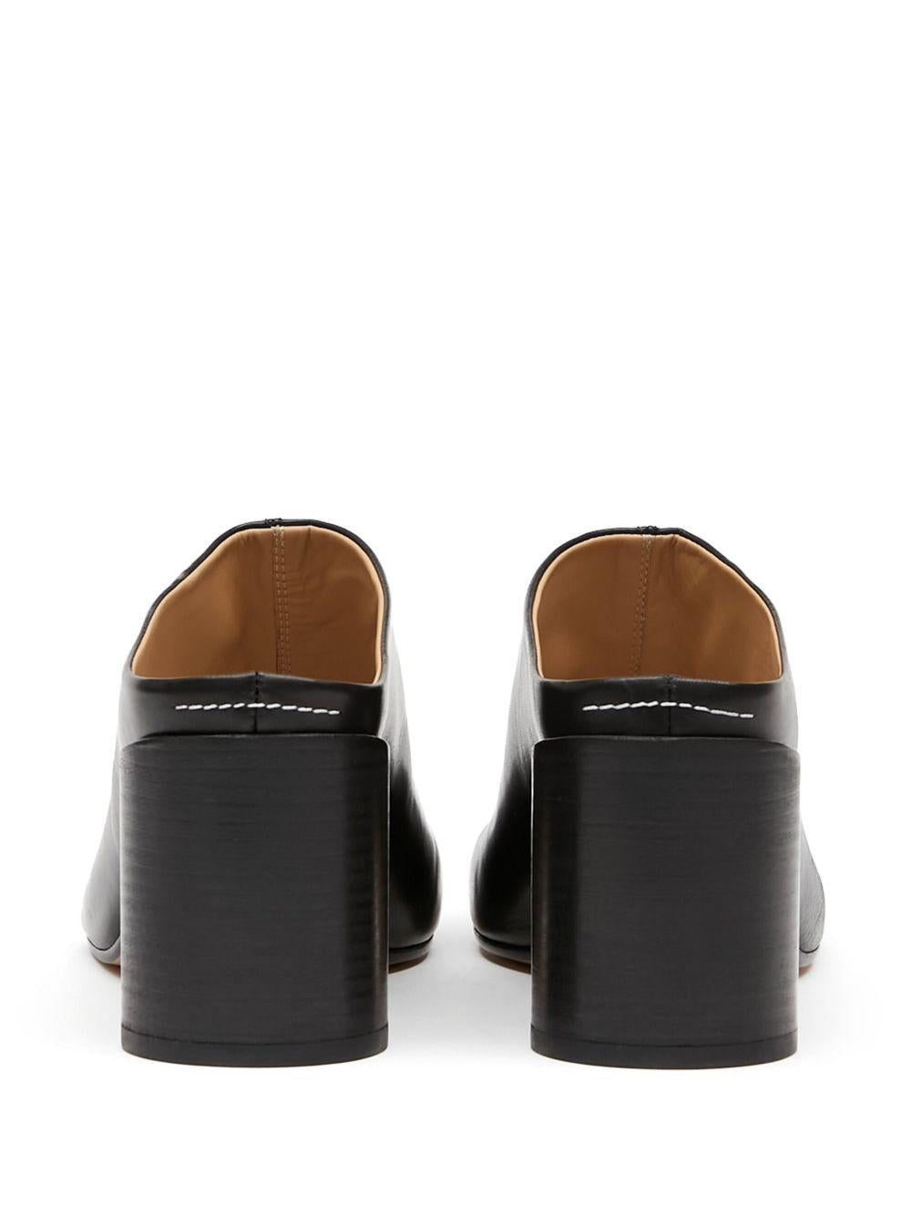 70mm leather mules<BR/><BR/><BR/> S59WX0071 P5000T8013 MM6 Maison Margiela