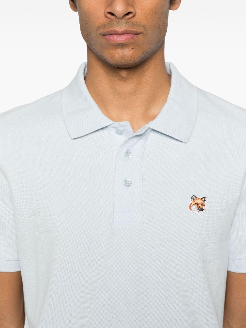 Fox Head Patch polo shirt<BR/><BR/><BR/> LM00208KJ7002 0072 MAISON KITSUNÉ