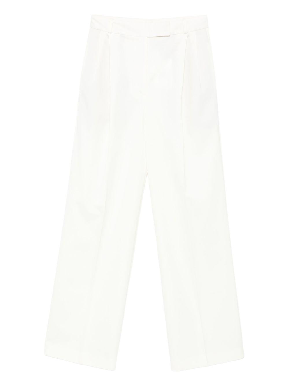 High-waist turn-up trousers 416 30223 RÓHE