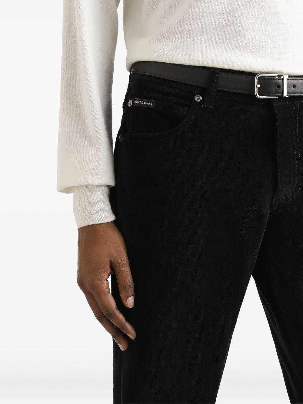 Cotton and cashmere regular trousers GYJCCT GJ589N0000 DOLCE & GABBANA