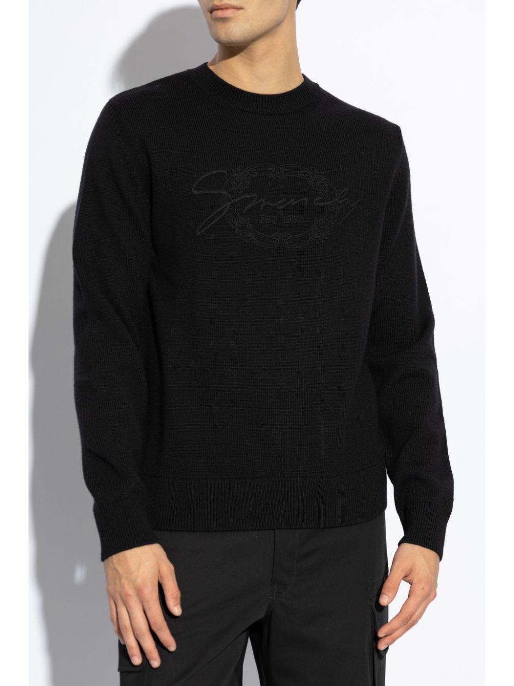 Logo-embroidered jumper<BR/><BR/><BR/> BM90TW4YLC 001 GIVENCHY