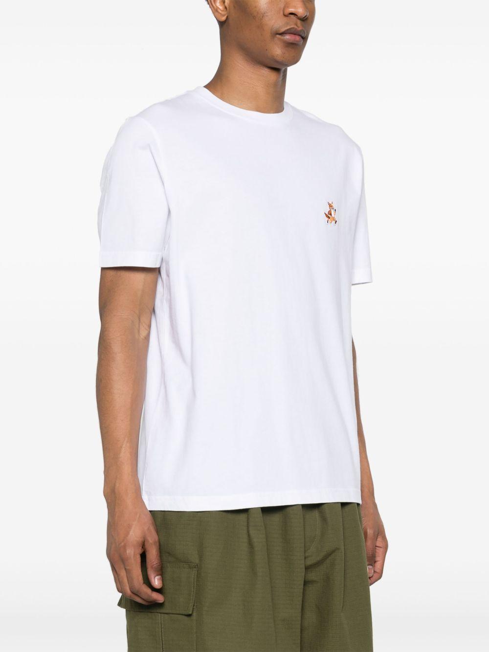 Speedy Fox cotton T-shirt<BR/><BR/> MM00125KJ0008 P100 MAISON KITSUNÉ