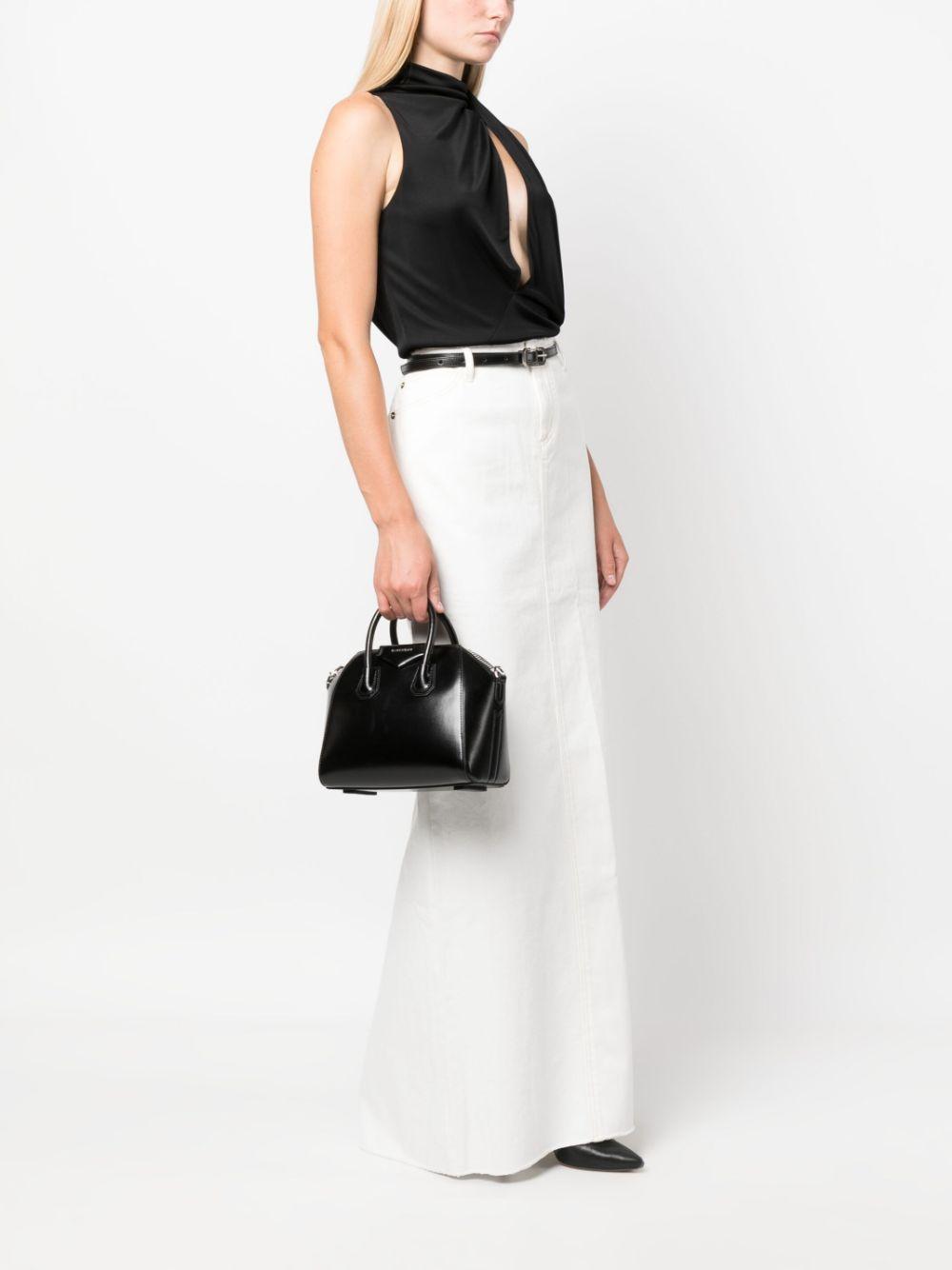 Antigona logo-lettering tote bag<BR/><BR/> BB50TNB1R0 001 GIVENCHY
