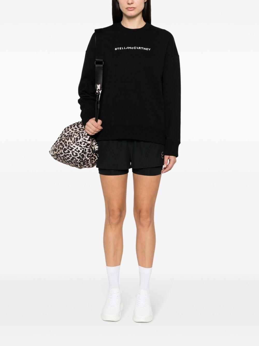 Logo-print cotton sweatshirt 6J0263 3SPY501000 STELLA McCARTNEY