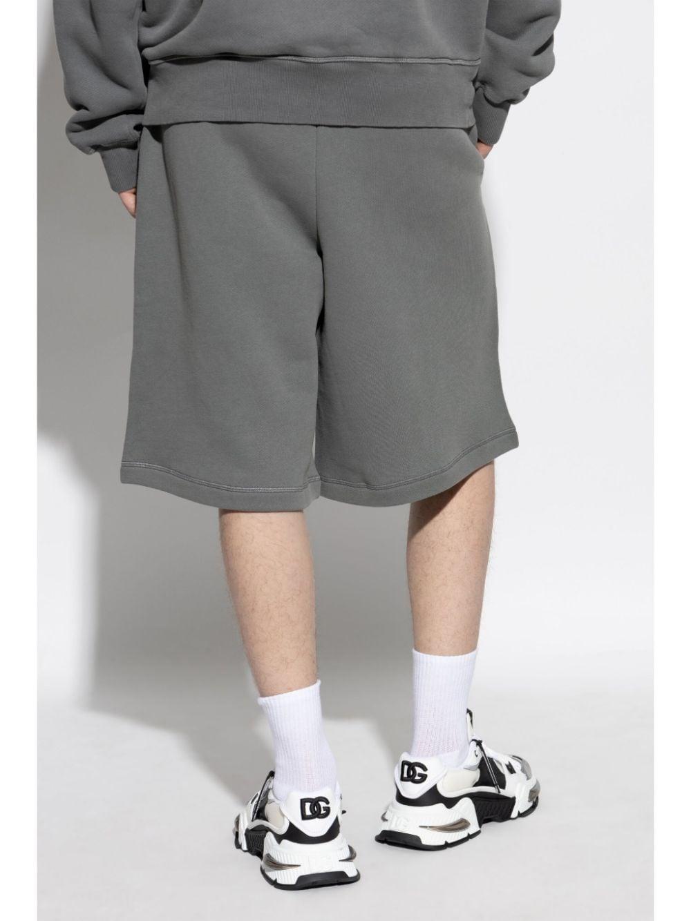 Logo-print track shorts<BR/><BR/><BR/> GP08BT G7NTRS9000 DOLCE & GABBANA