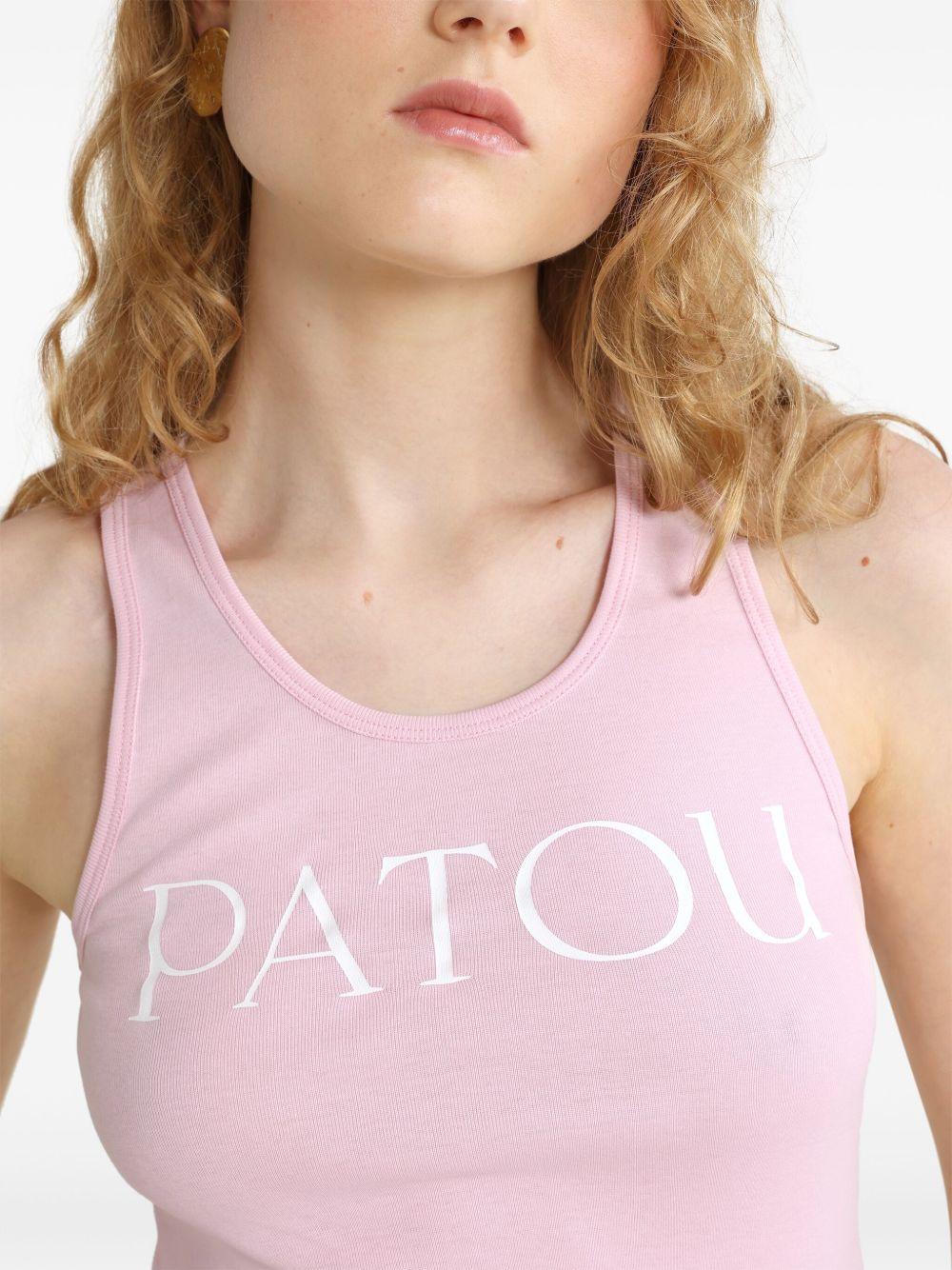 Logo-print tank top<BR/><BR/><BR/> JE0159994 457P PATOU