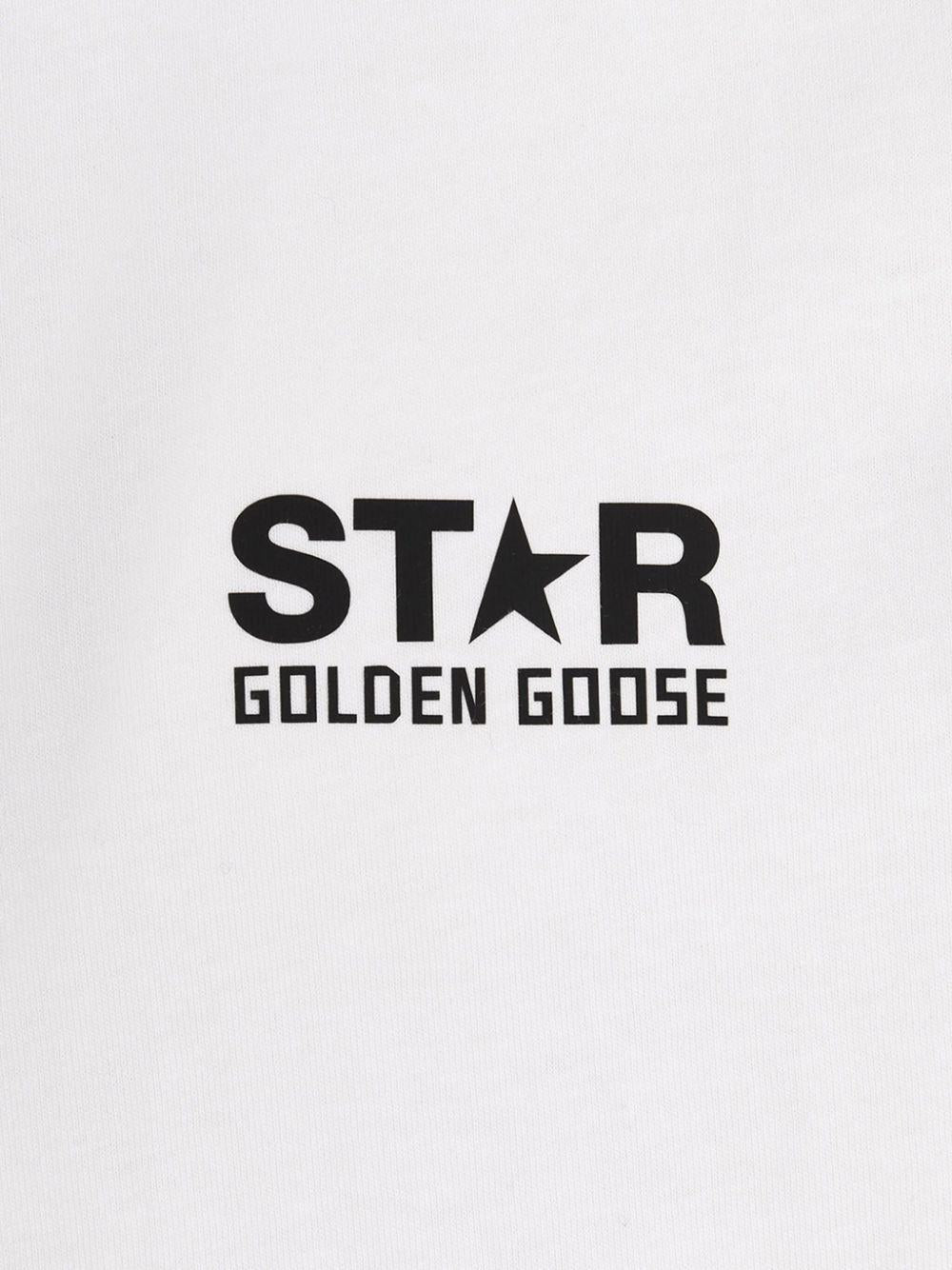 Logo-print T-shirt<BR/><BR/><BR/> GMP01220 P00087910283 GOLDEN GOOSE