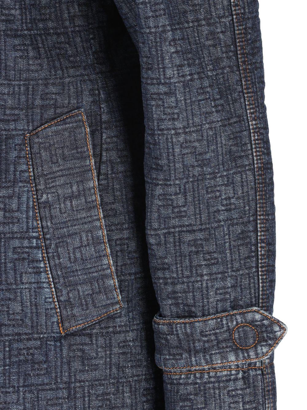 FF denim jacket FLF842 AW82F1UKI FENDI