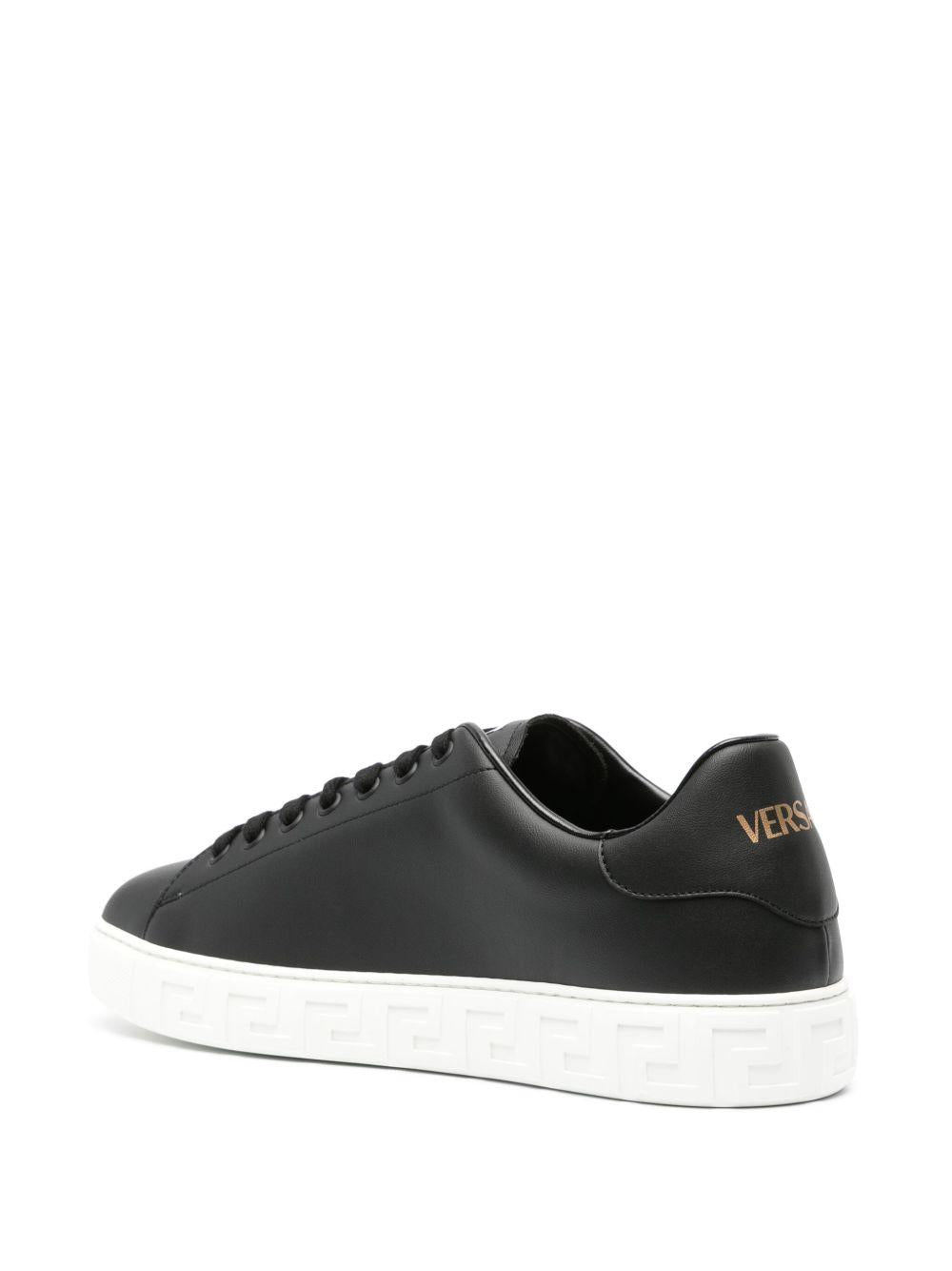 Greca faux-leather sneakers 1014460 1A096081B000 VERSACE