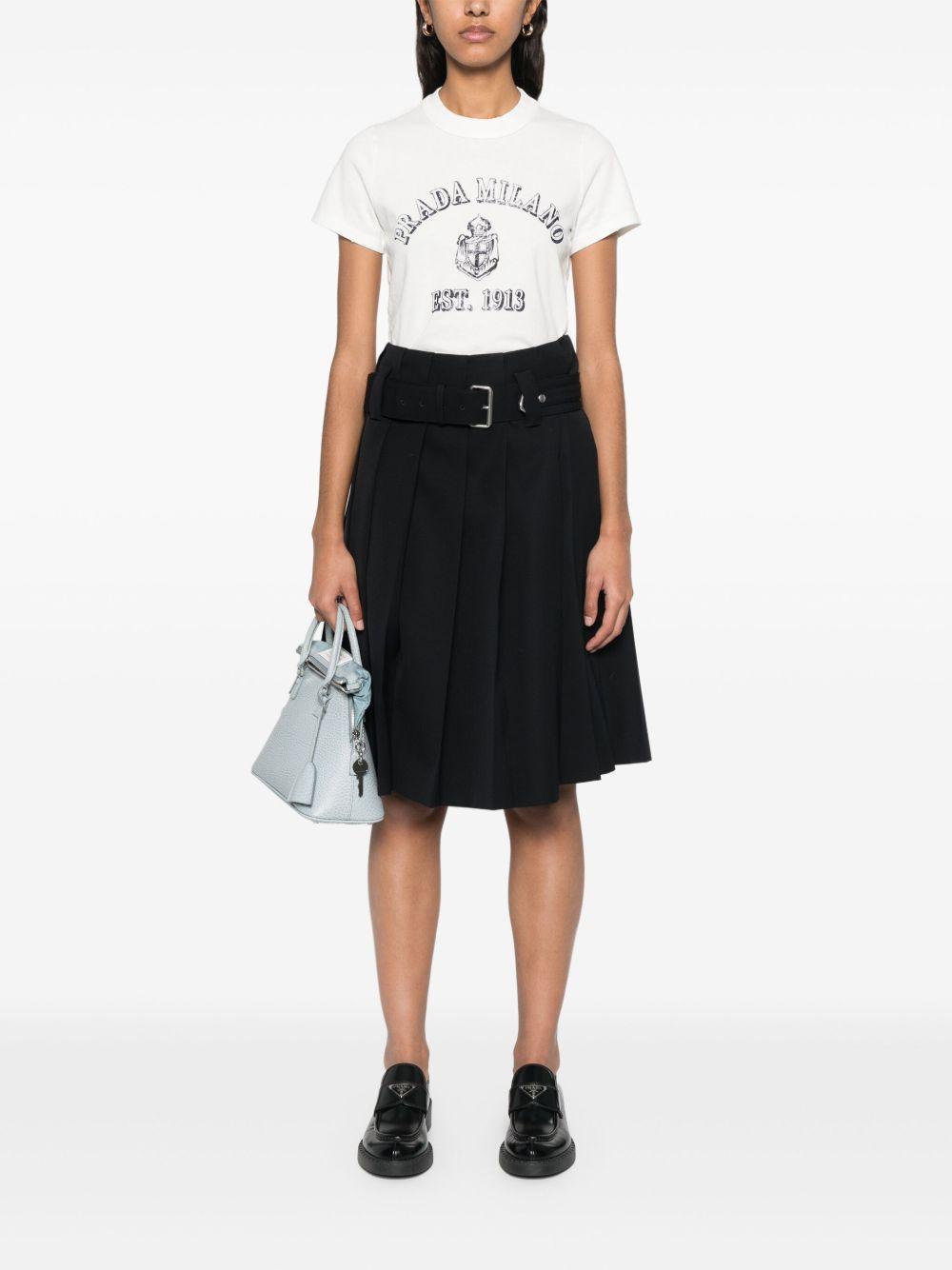 Prada Milano logo-print T-shirt 3557B 16XQF0009 PRADA