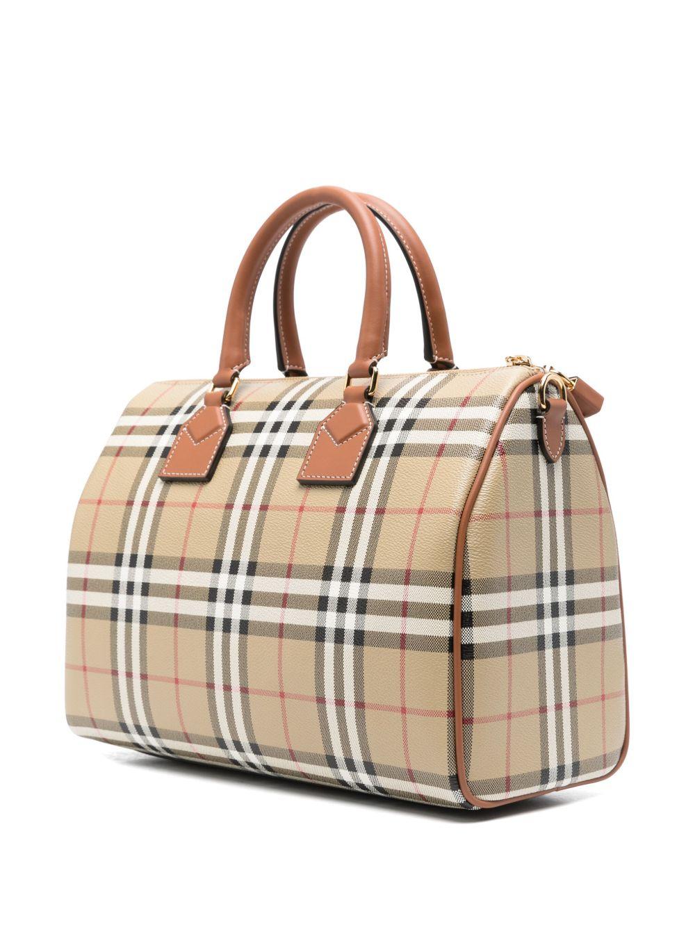 Check medium Bowling bag 8092085 A9534 BURBERRY