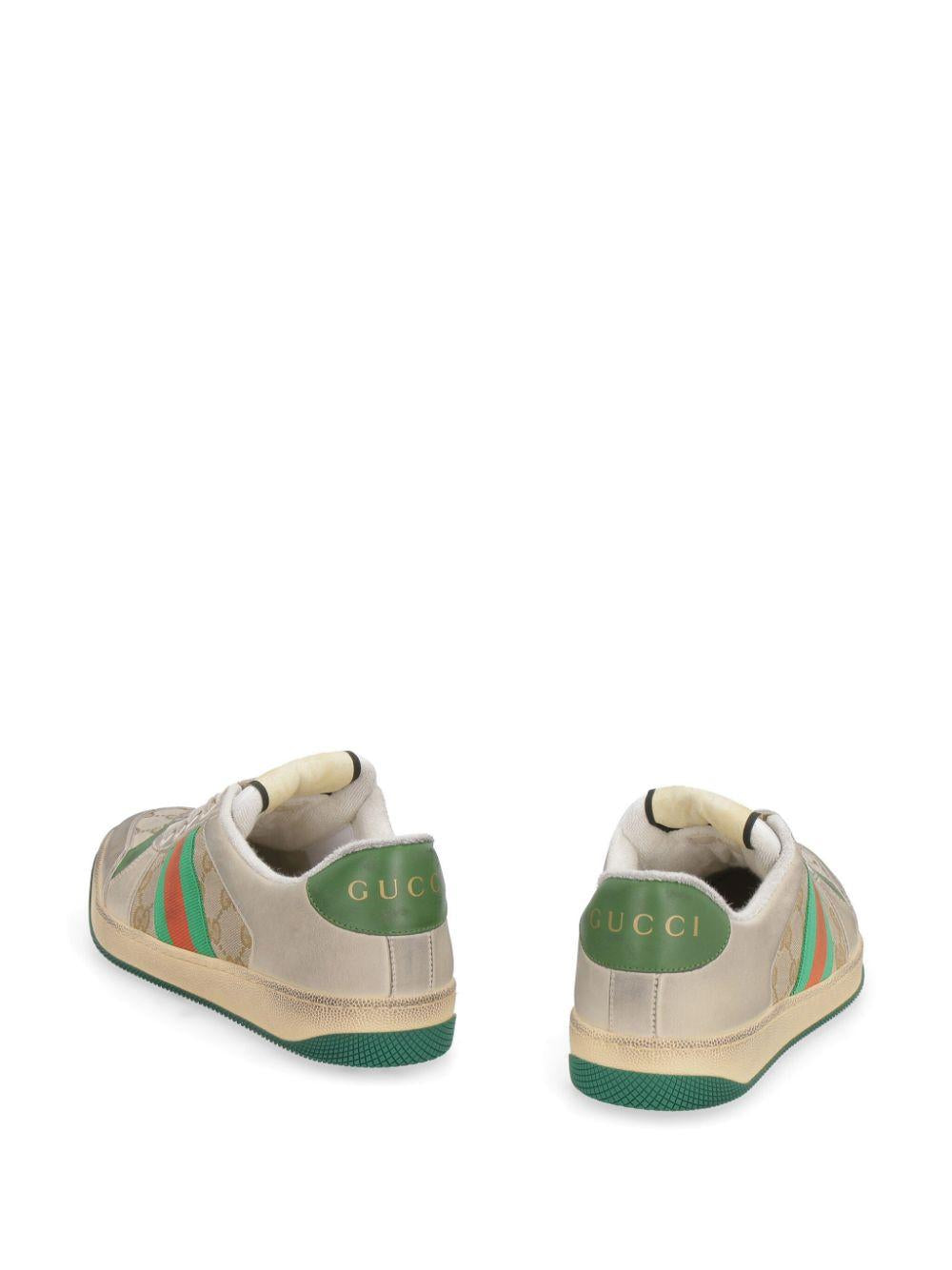 Screener lace-up sneakers<BR/><BR/><BR/> 570443 9Y9209666 GUCCI