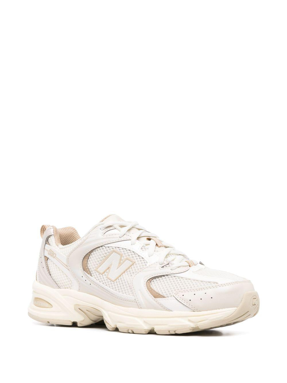 530 logo-patch low-top sneakers<BR/><BR/><BR/> MR530AA BONE NEW BALANCE