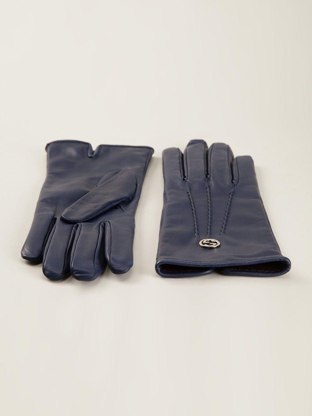 Logo gloves 354372 BAP0G 1000 GUCCI