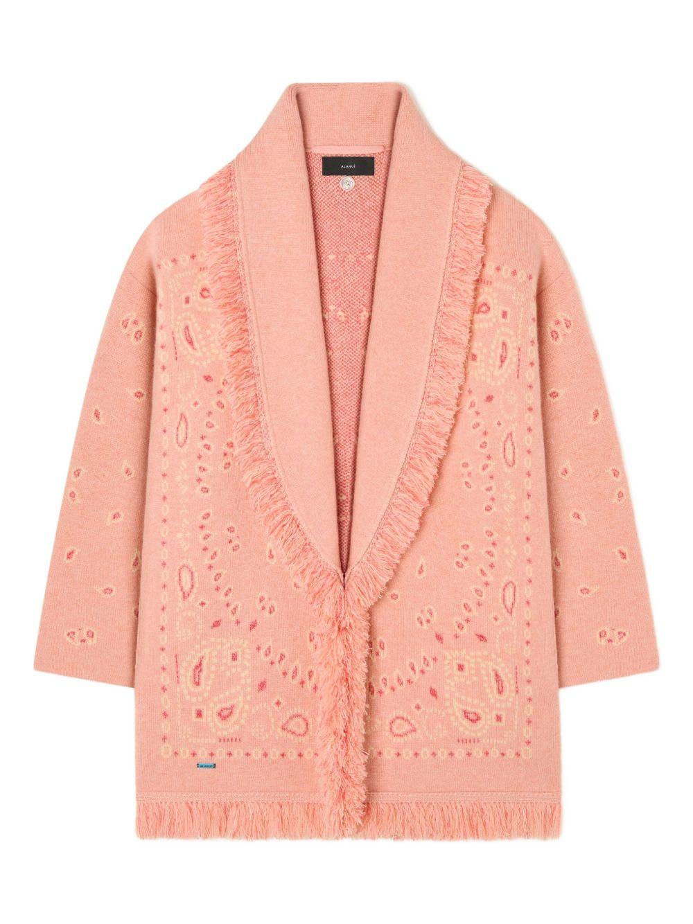 Bandana Jacquard Cardigan LWHB064R26KNI029 3C84 ALANUI