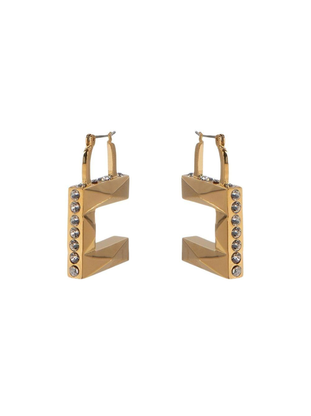 Logo earrings OR05M41E2 U95 ELISABETTA FRANCHI
