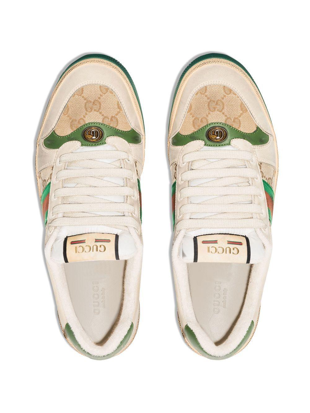 Screener lace-up sneakers<BR/><BR/><BR/> 570443 9Y9209666 GUCCI