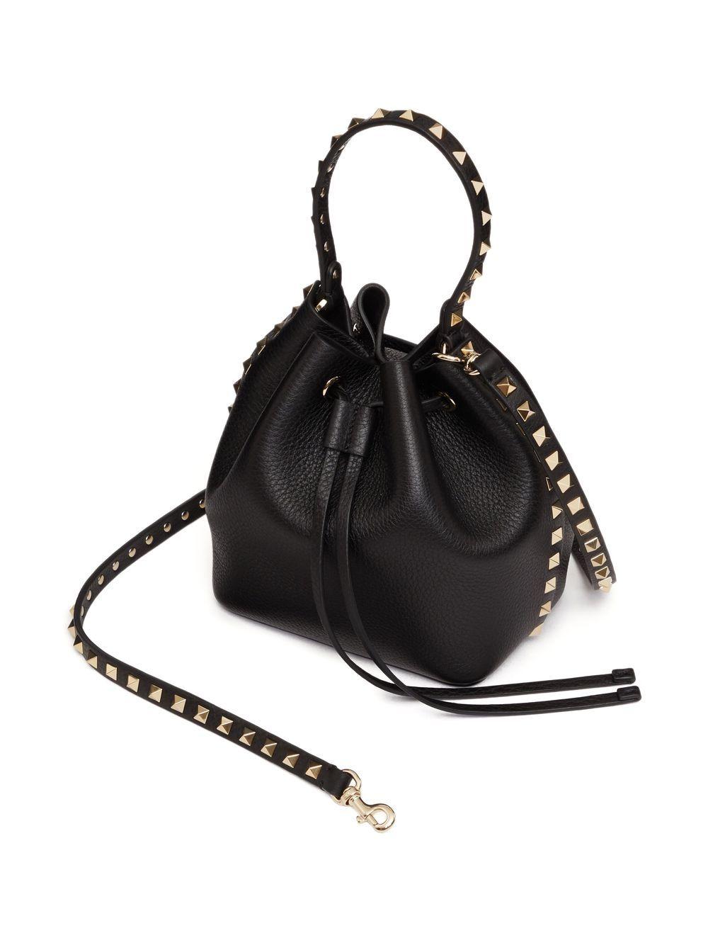 Rockstud bucket bag<BR/><BR/><BR/> 6W2B0L31VSF 0NO VALENTINO GARAVANI