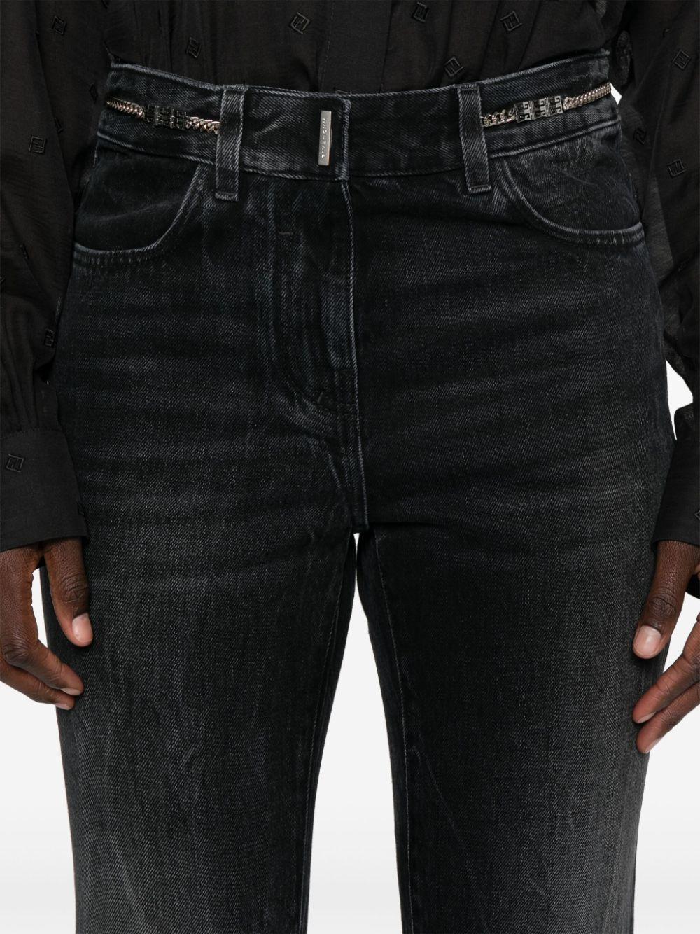 Logo-plaque bootcut jeans<BR/><BR/><BR/> BW513J5 Y3P001 GIVENCHY
