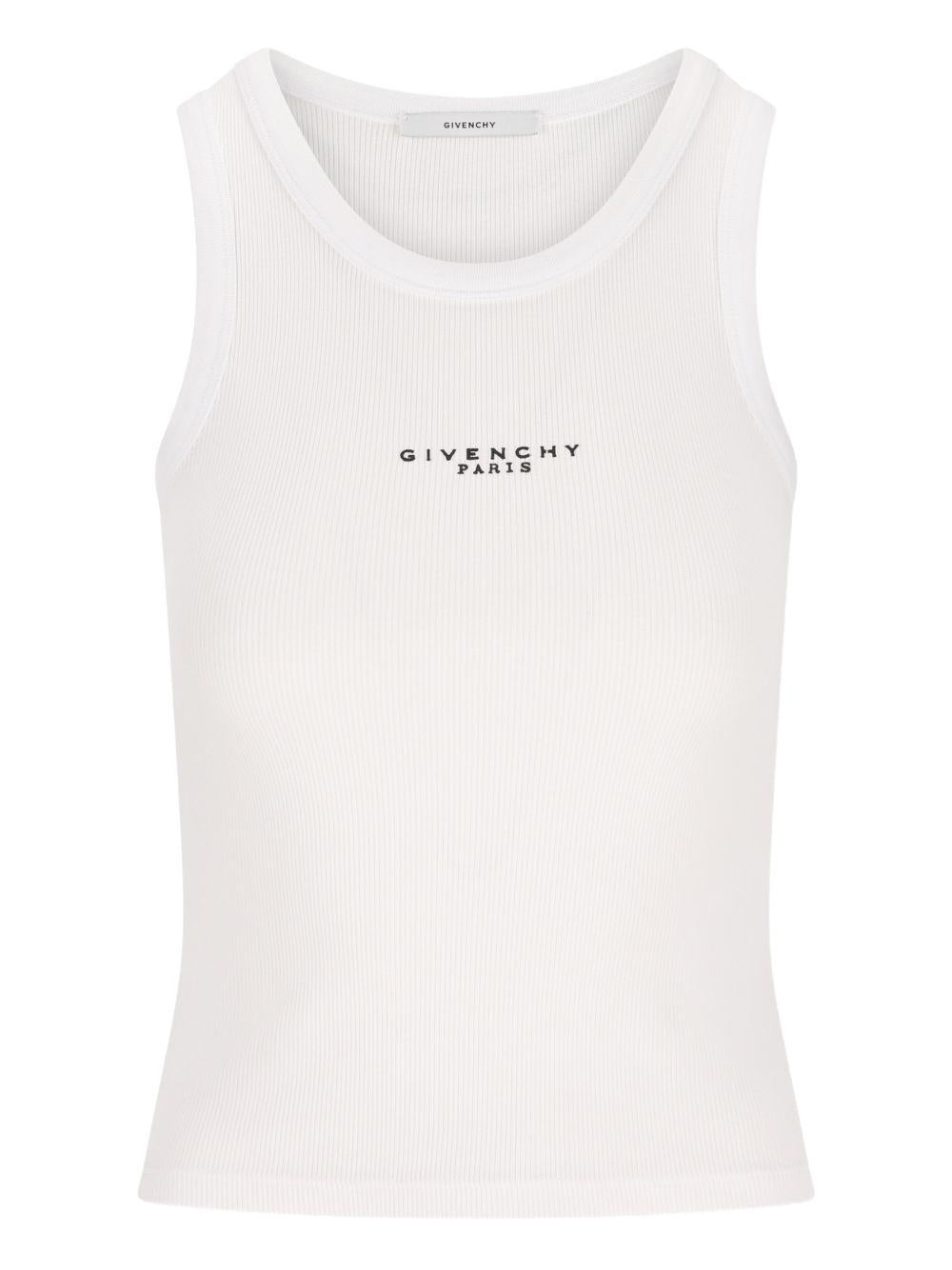 Slim fit tank top BW70FPP7BR 100 GIVENCHY