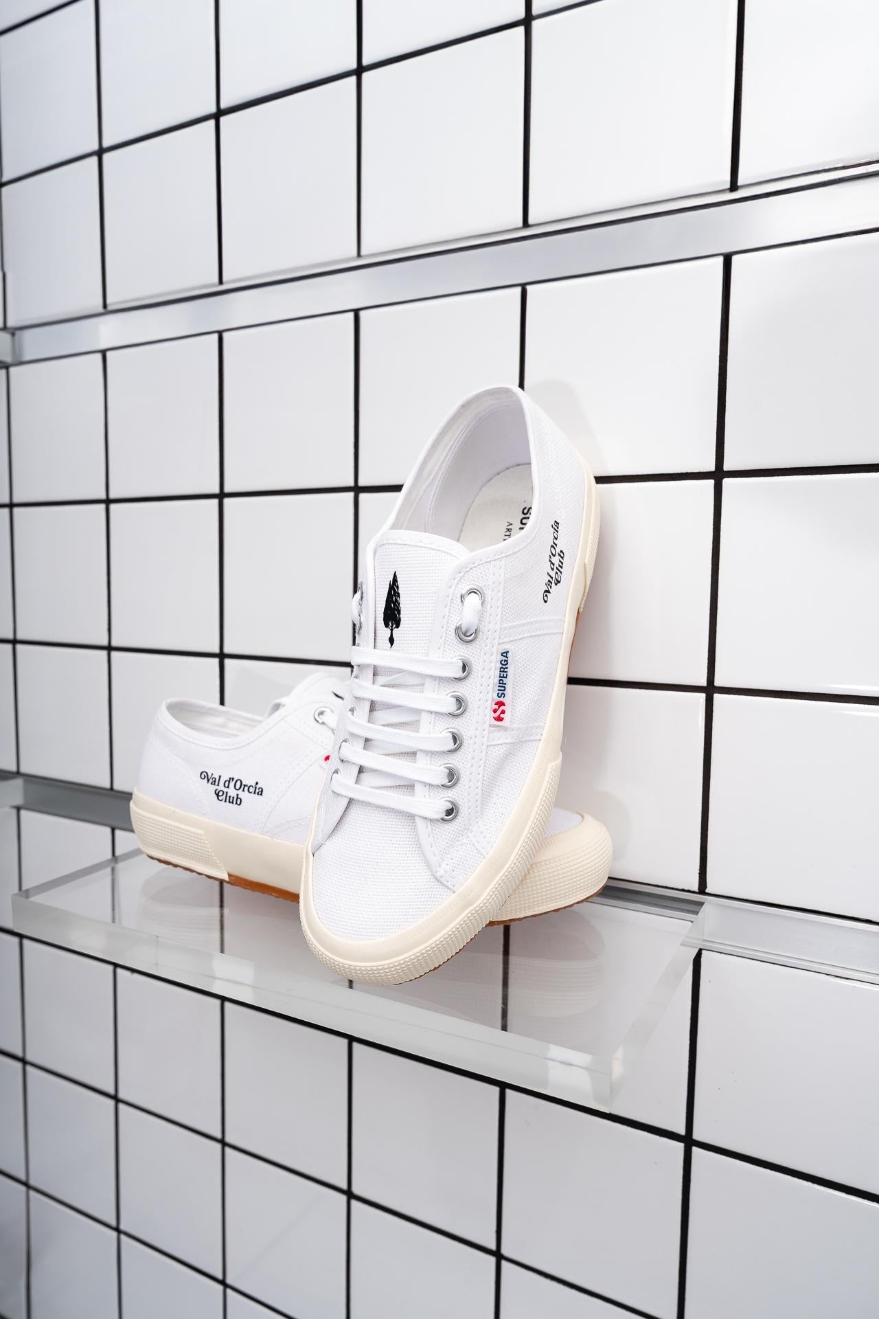 Superga x Val d'Orcia Club<BR/>Val d'Orcia Club sneakers S8161SW WHITE-OFFWHITE VAL D'ORCIA CLUB