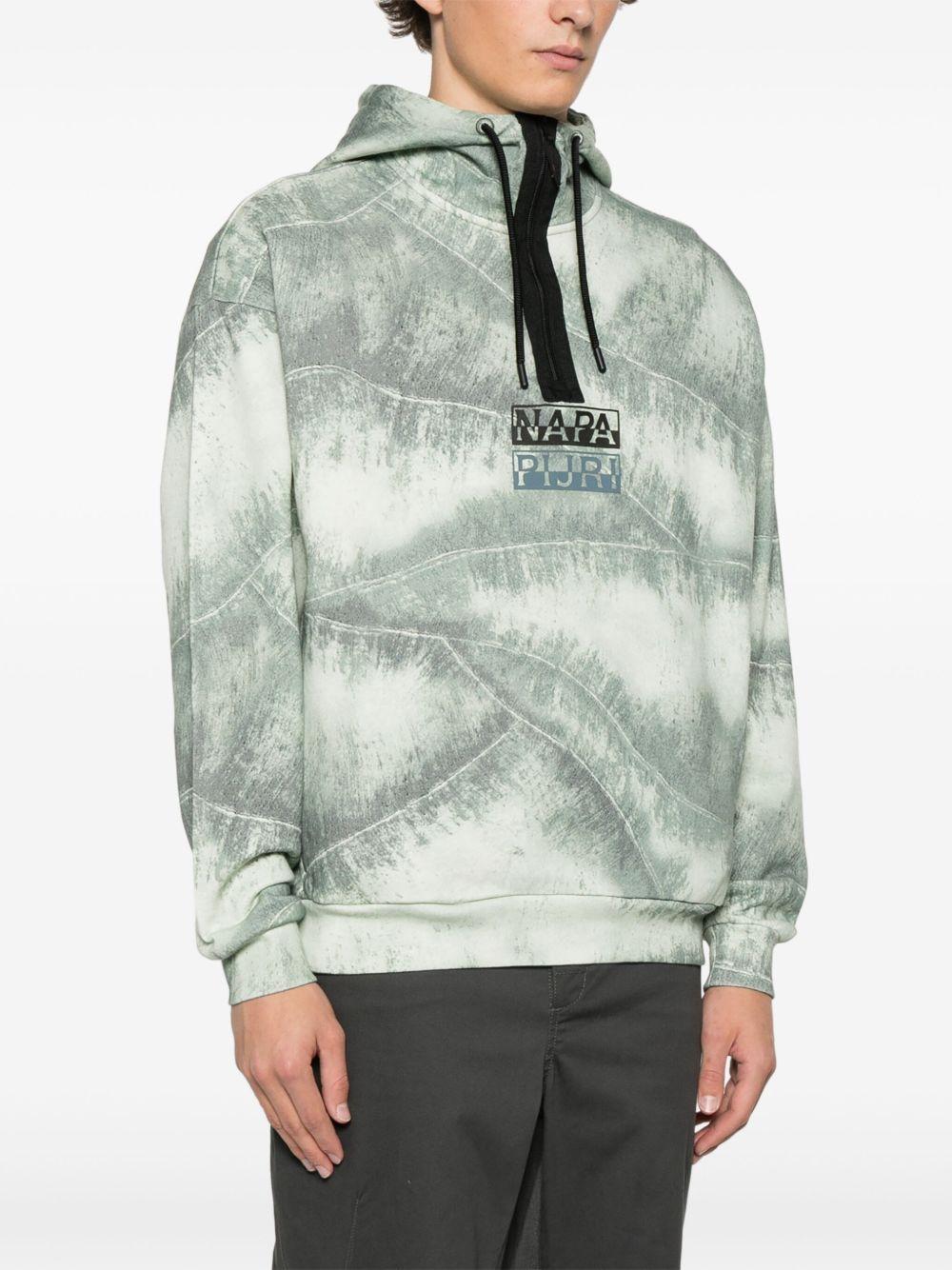 Printed hoodie<BR/><BR/> NP0A4ICF FCP1 NAPAPIJRI