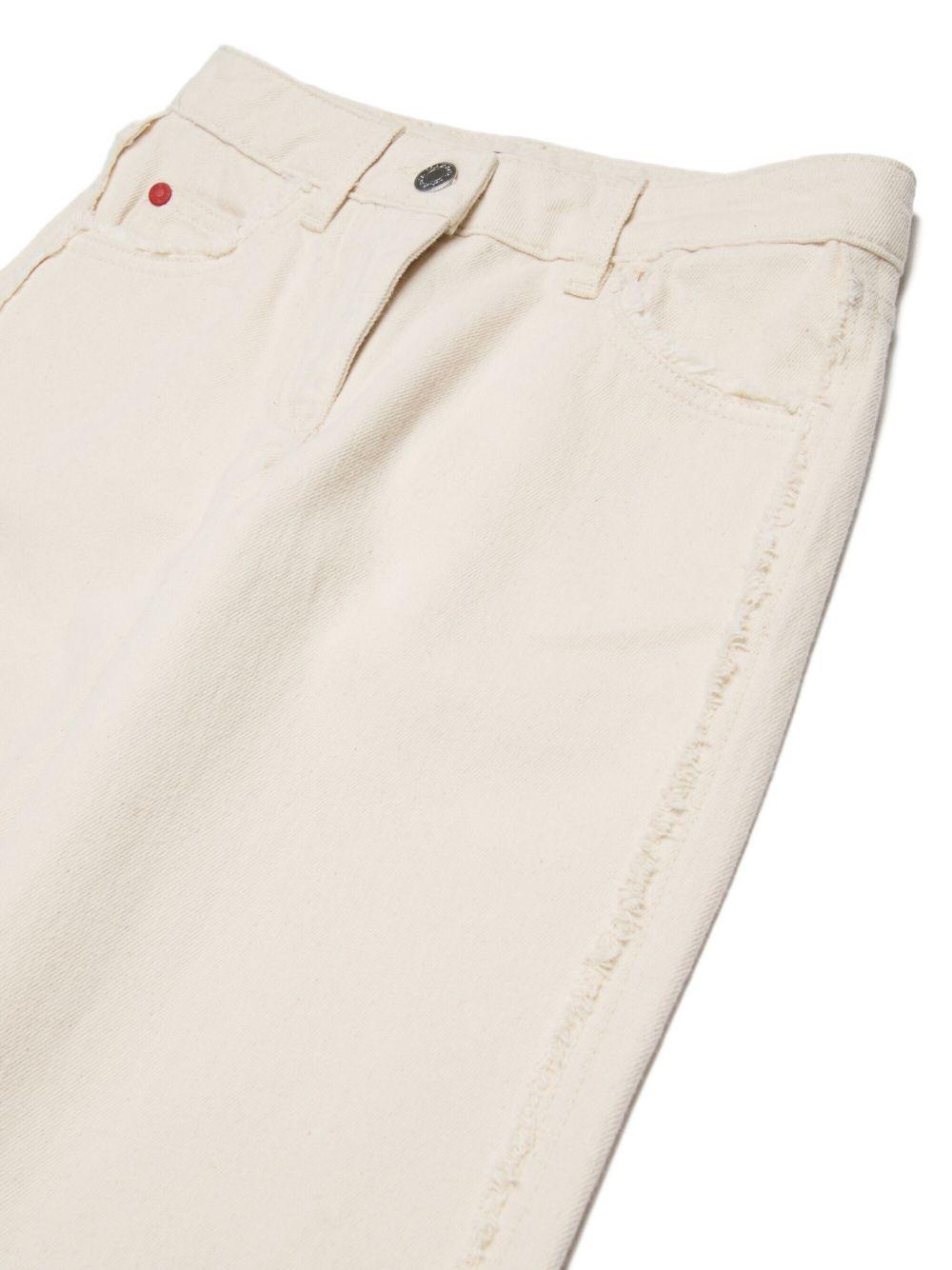 Flared jeans with raw-cut details MX0213 MX094MX102 MAX & CO KID