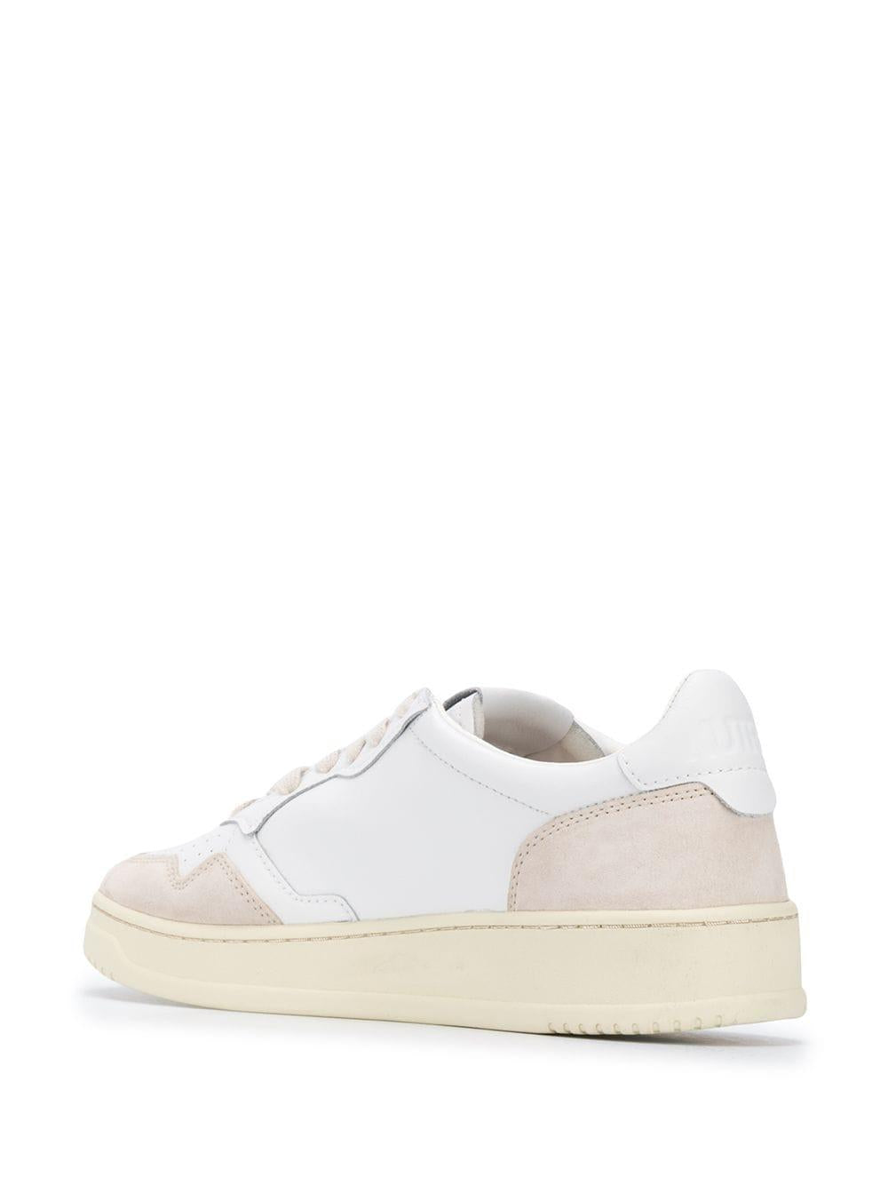 Sneakers Medalist low in pelle e suede AULM LS33WHITE AUTRY